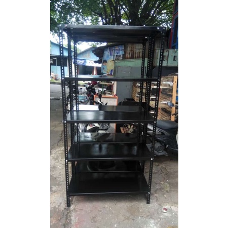 Jual rak besi 120x40x200 4 susun + kaki karet | Shopee Indonesia