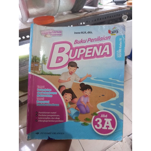 Jual Buku Pelajaran Penilaian BUPENA Jilid 3A Kelas 3 SD Kurikulum 2013 ...