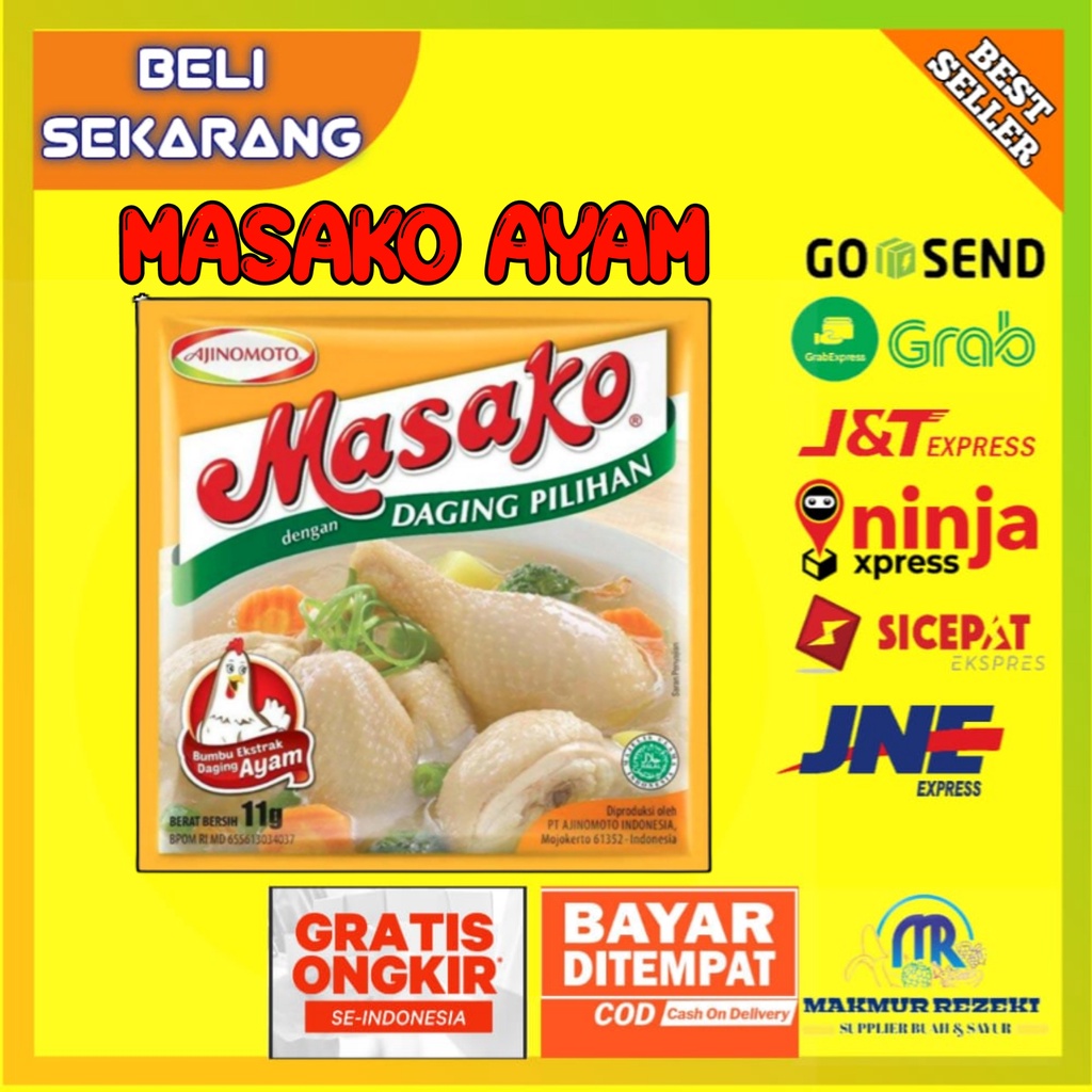 Jual Masako Ayam Bumbu Penyedap Rasa Shopee Indonesia