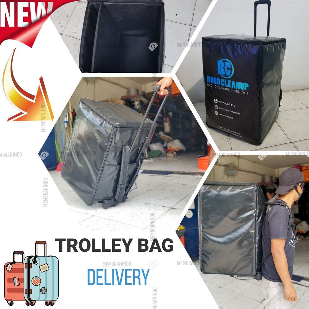 Jual TROLLEY BAG DELIVERY/TAS DELIVERY/TAS RODA KURIR | Shopee Indonesia