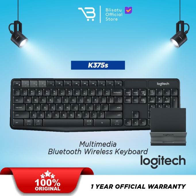 Jual Logitech K375s MultiDevice Bluetooth + Wireless Keyboard with