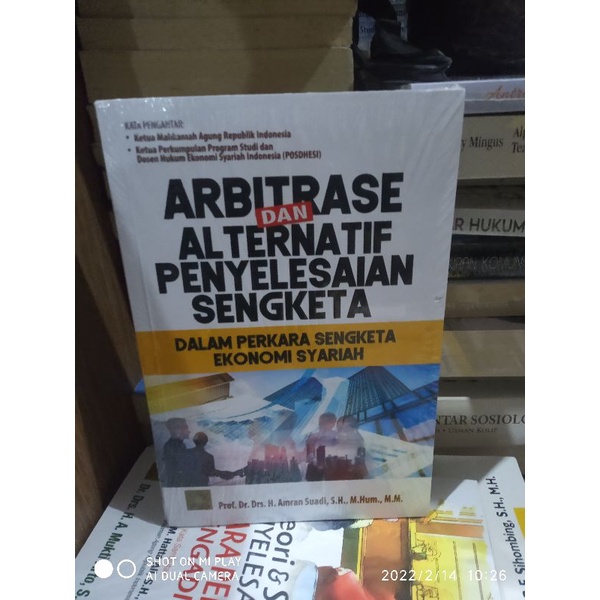 Jual Buku Arbitrase Dan Alternatif Penyelesaian Sengketa Dalam Perkara ...