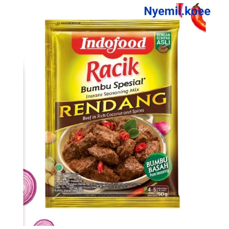Jual Bumbu Racik Spesial Indofood Rasa Rendang 45 gr | Shopee Indonesia