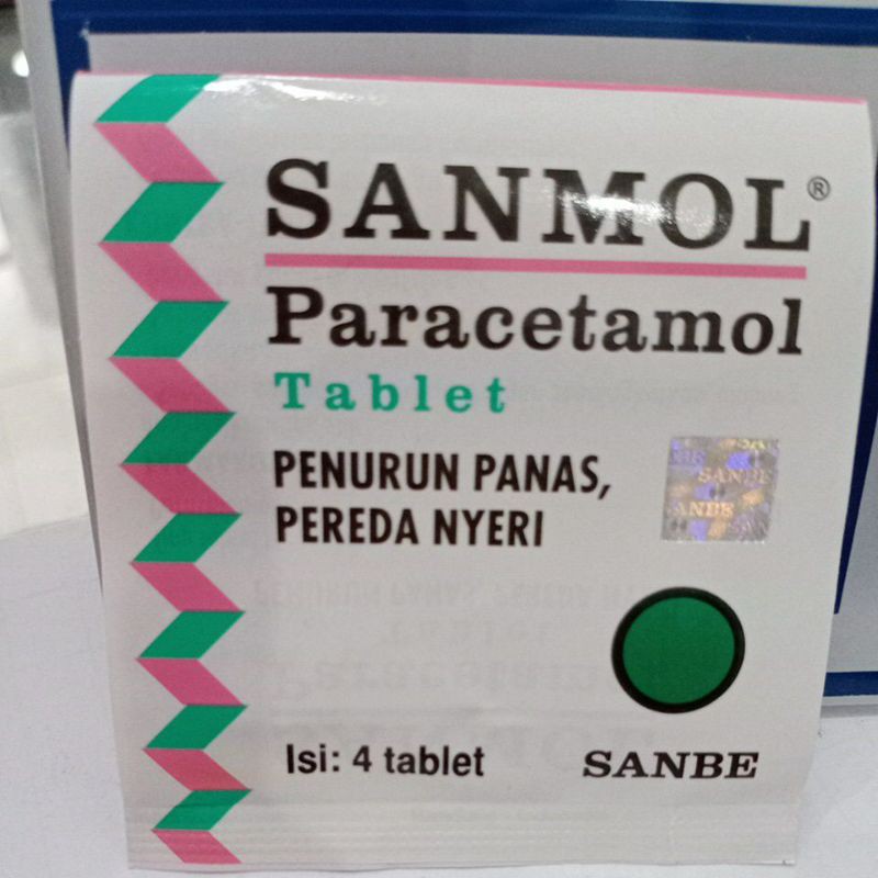 Jual Sanmol Paracetamol 500mg Forte Tablet Penurun Panas Dewasa