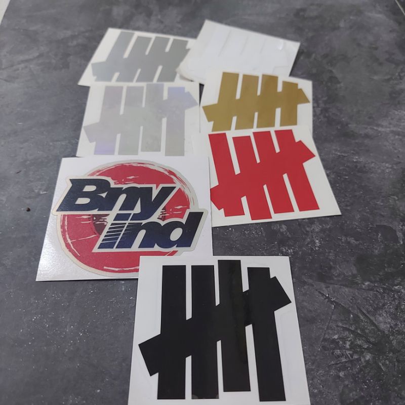 Jual STICKER LOGO UNDEFEATED CUTTING | Shopee Indonesia