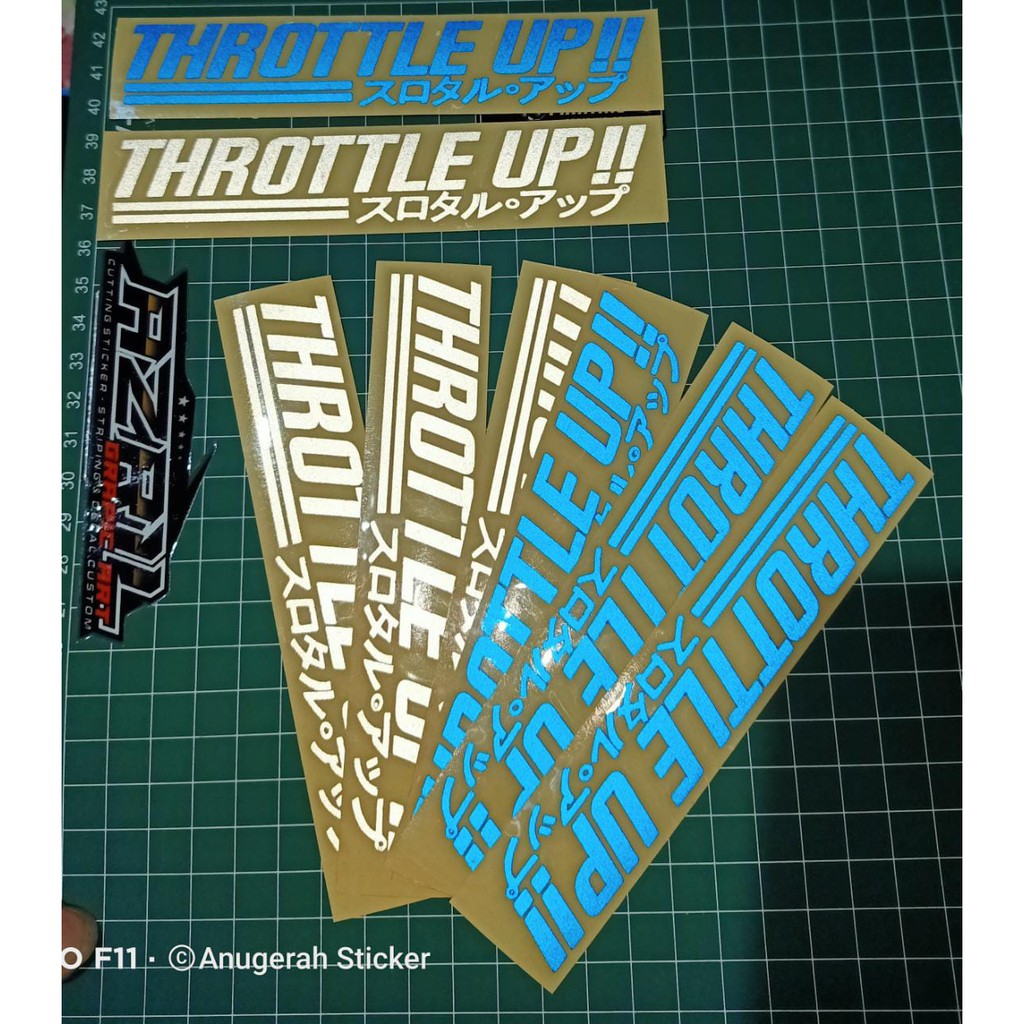 Jual Sticker stiker JDM Throttleup | Shopee Indonesia