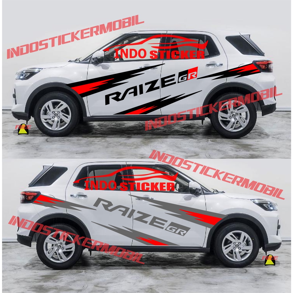 Jual Sticker raize gr cutting sticker stiker mobil toyota raize gr ...
