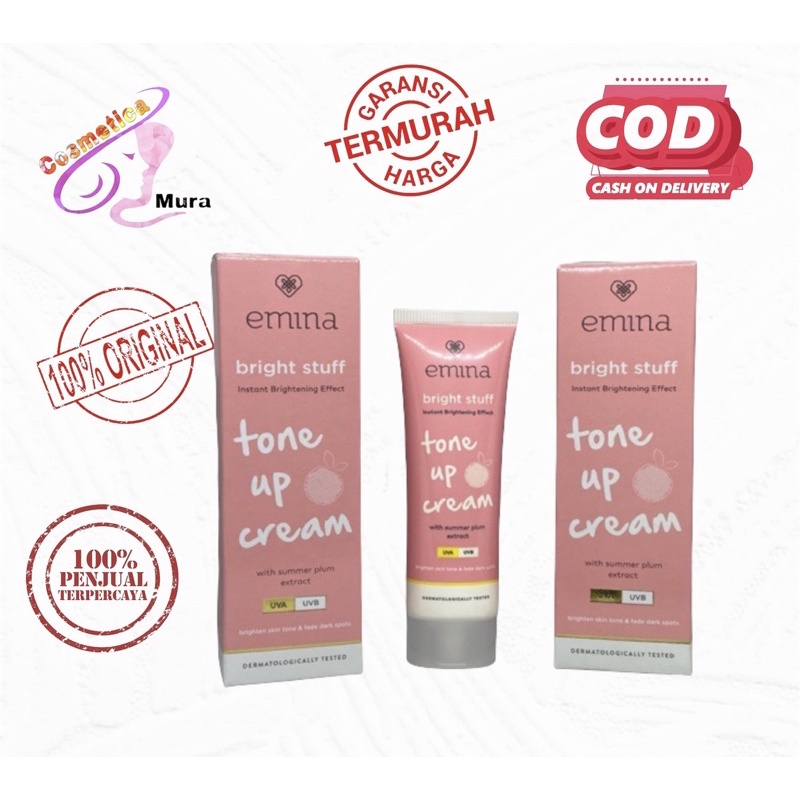 Jual Emina bright stuff tone up cream / emina tone up cream Shopee
