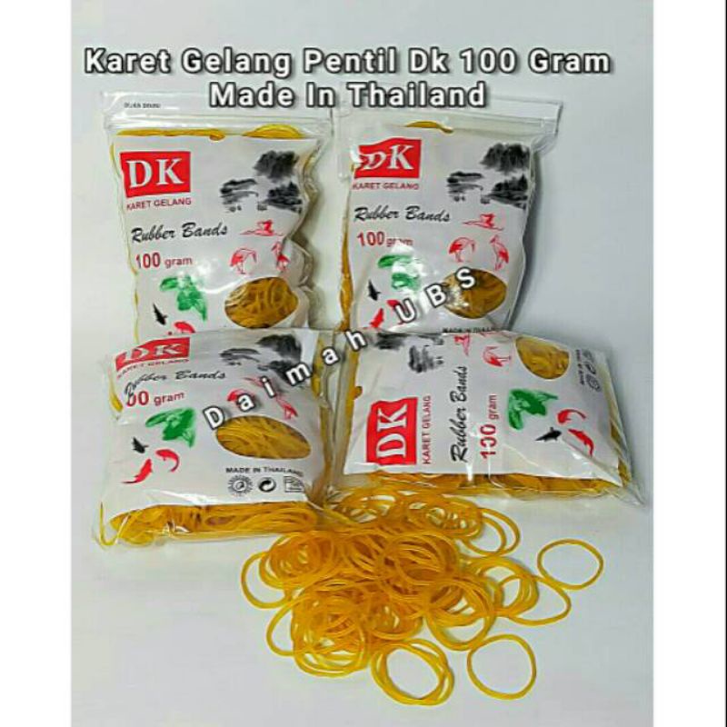 Jual Karet Gelang Pentil Dk 100 Gram Karet Gelang Bungkus Makanan