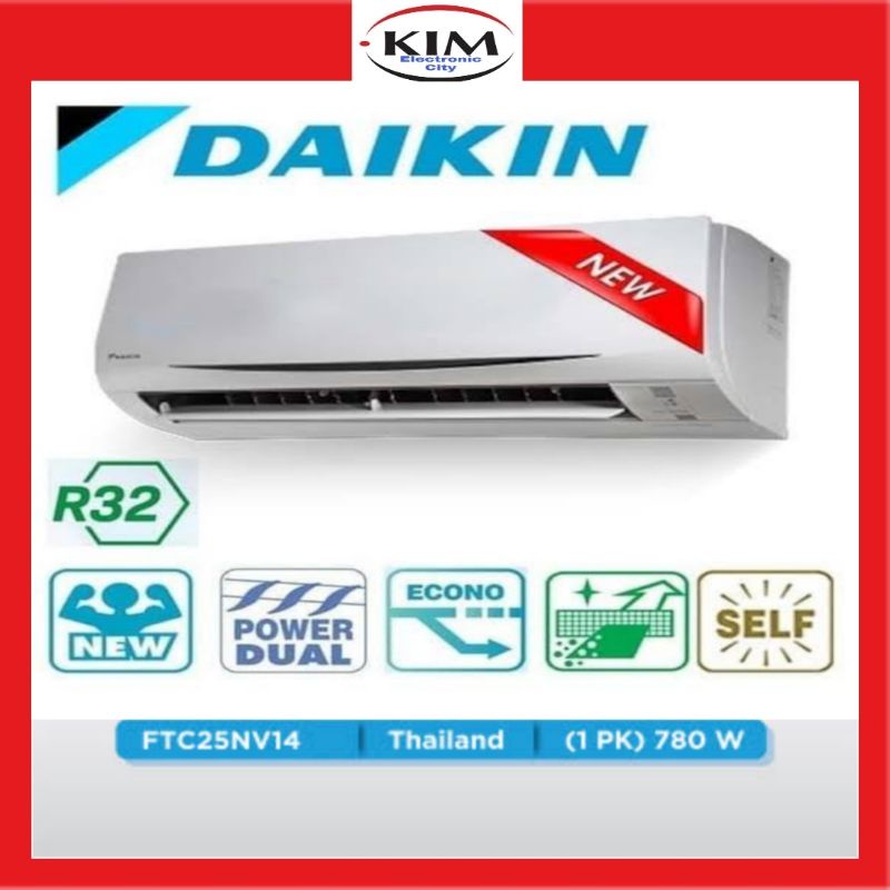 Jual Ac Daikin 1 Pk Ftc25nv14 Thailand R32 Indooroutdoor Unit Only Garansi Resmi Shopee 5673