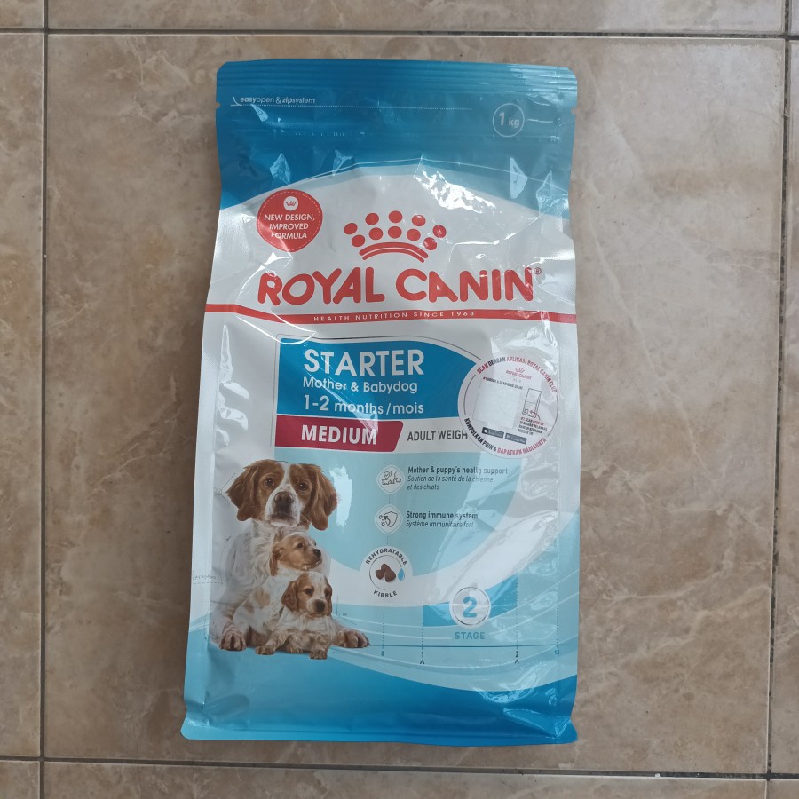 Royal canin medium starter 1kg sales