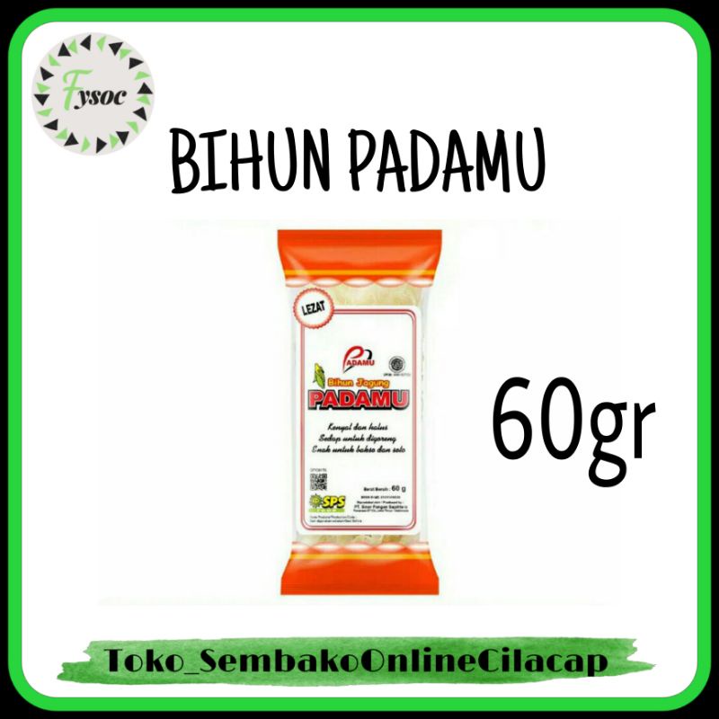 Jual BIHUN JAGUNG PADAMU 60 GR | Shopee Indonesia