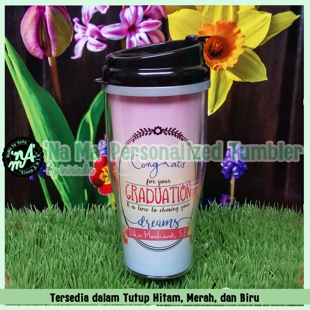 Jual Graduation custom tumbler | Shopee Indonesia
