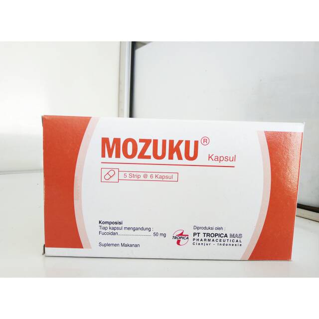 Jual MOZUKU KAPSUL PERSTRIP Suplemen & Obat Lambung 6 Kapsul - | Shopee ...