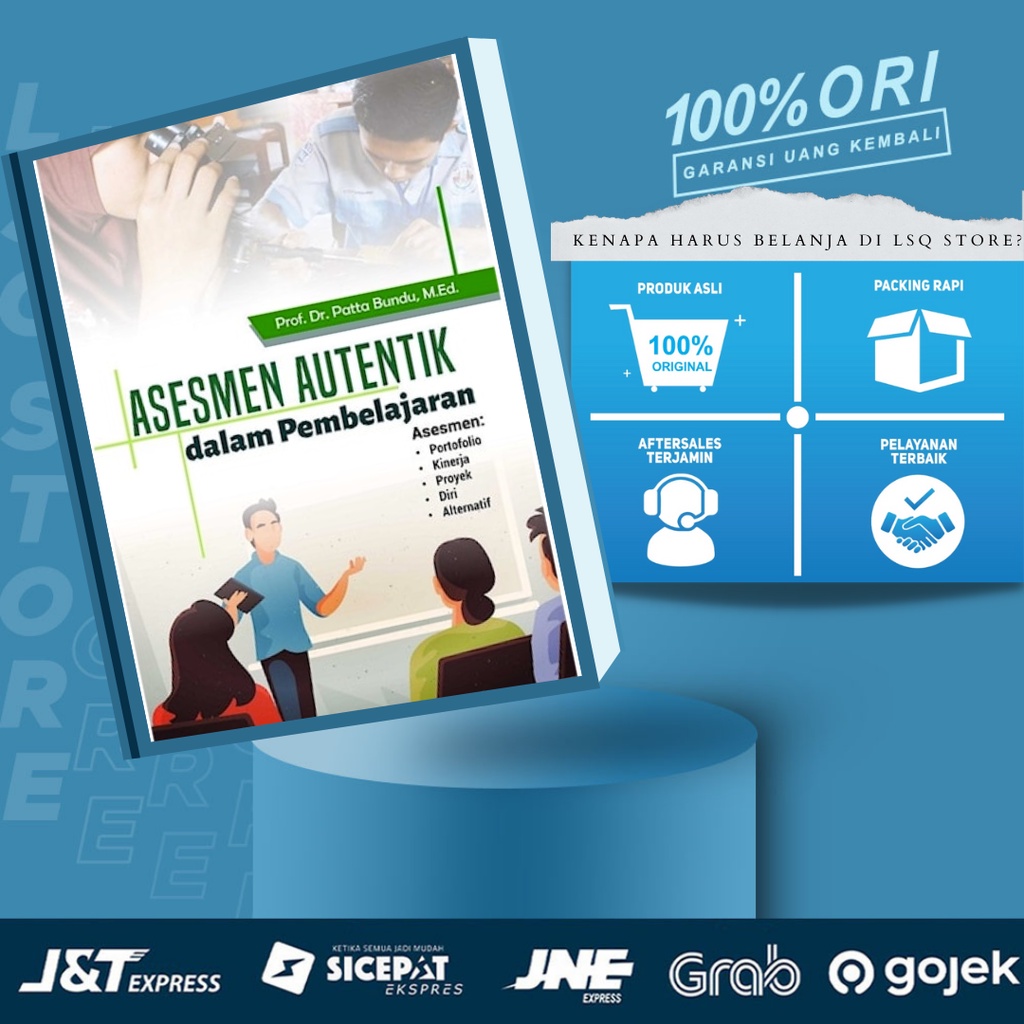 Jual BUKU ORI Asesmen Autentik Dalam Pembelajaran Of. Dr. Patta Bundu ...