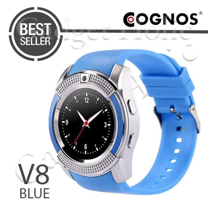 Jual HOT PRODUCT Cognos Smartwatch DZ11 GSM V8 Biru Shopee