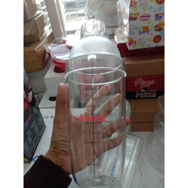 Jual Gelas shake botol shaker minuman capcin 700 ml 530 ml | Shopee ...
