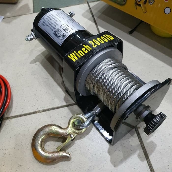 Jual Katrol Winch Derek Atv Hoist 2000Lbs Katrol. Shopee Indonesia