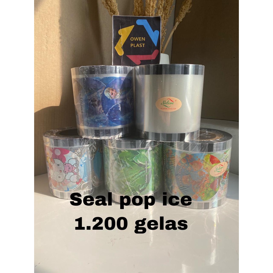 Jual PLASTIK SEALER GELAS POP ICE/SEAL PRESS/PLASTIK LID CUP 1.200