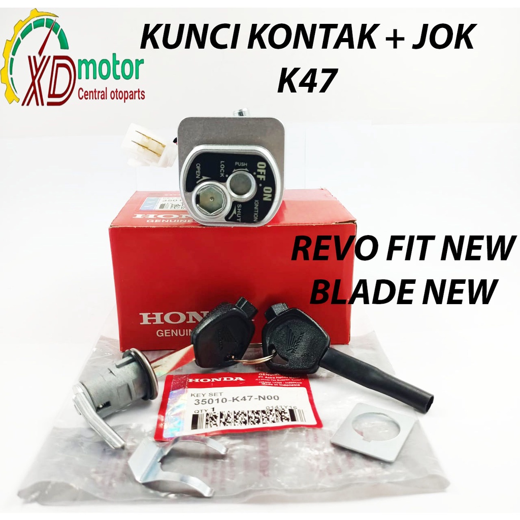 Jual Kunci Kontak Set K47 Plus Jok Honda Revo Abs Injeksi Fi Blade Fi