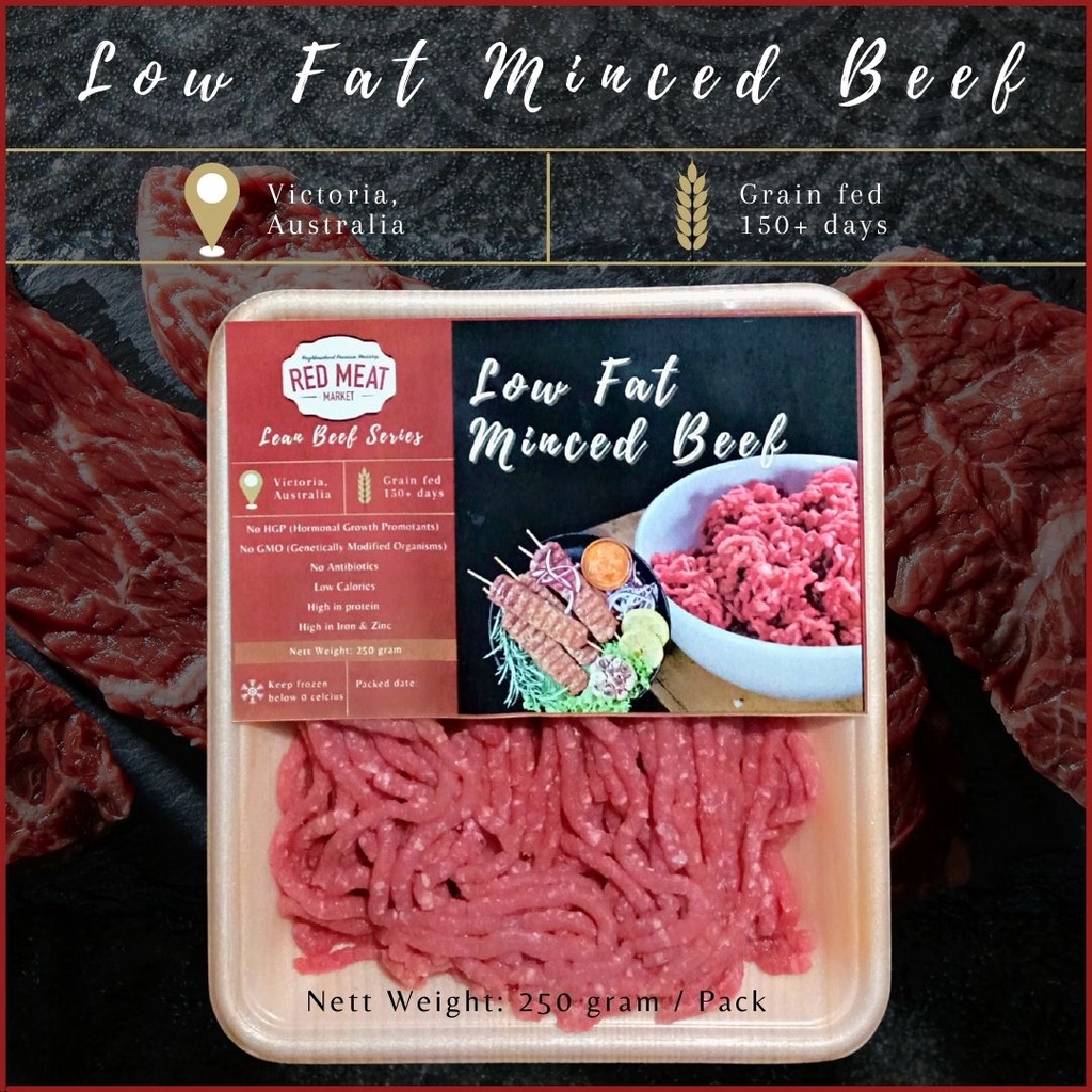 Jual Red Meat Market Lean Beef Series ( Low Fat Miced Beef ) | Shopee ...