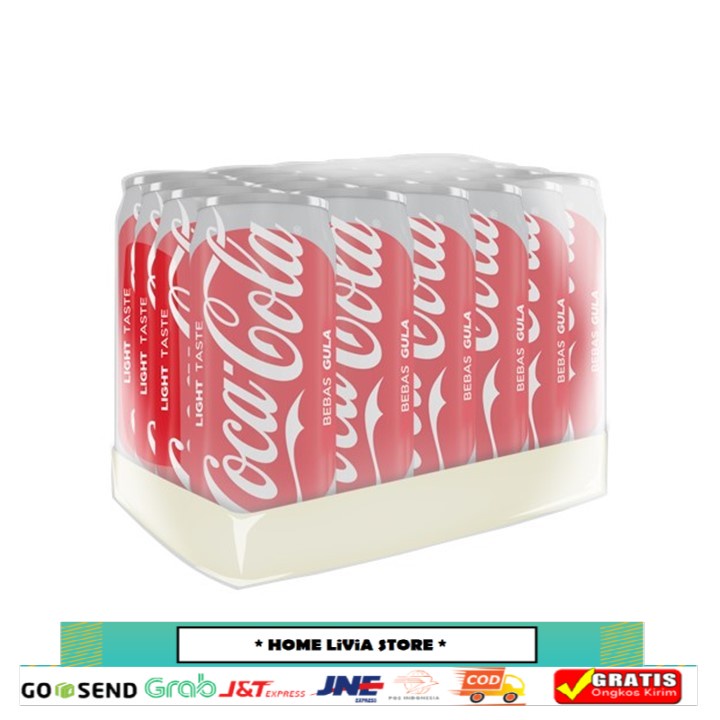 Jual Coca-Cola Lite Sleek Can 24 x 330 mL | Shopee Indonesia