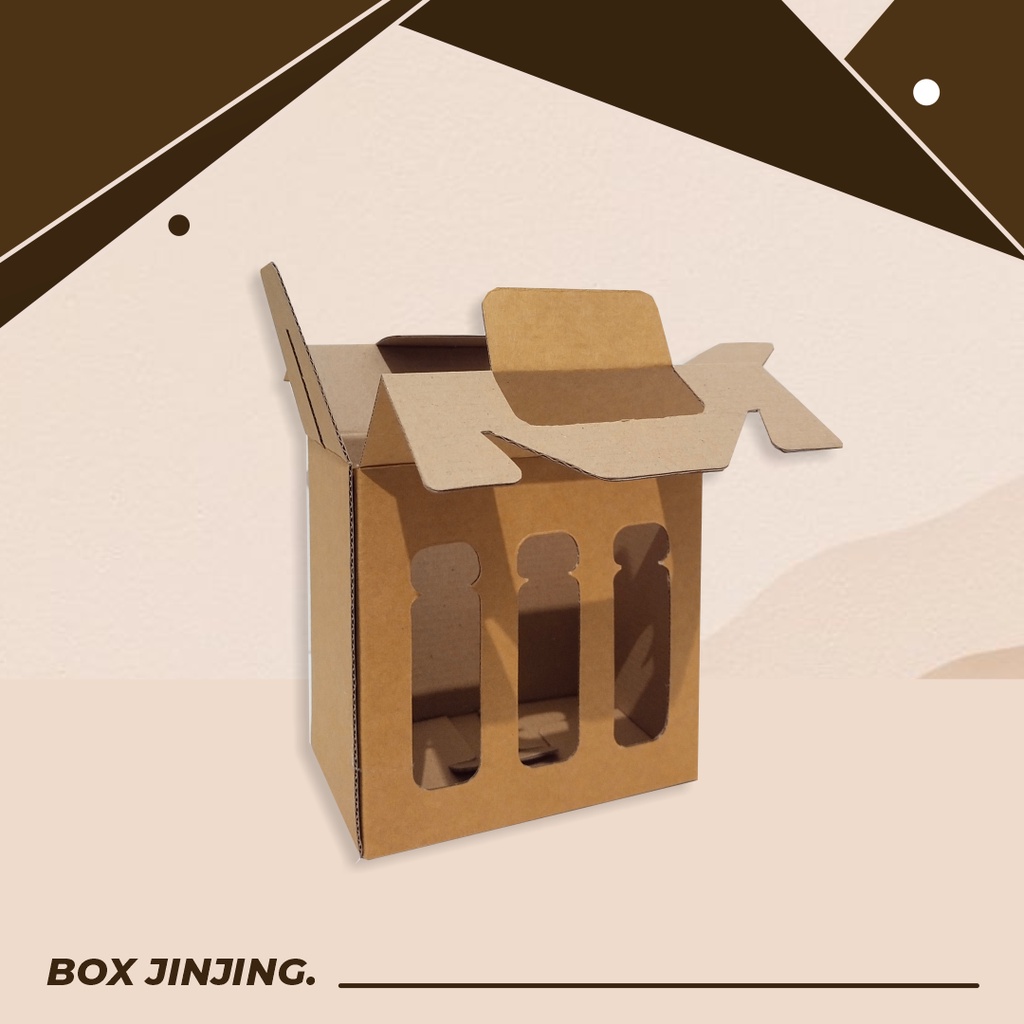 Jual BOX JINJING (UK 17 X 11 X 17 CM) - BOX JINJING BOTOL 250 ML ISI 6 ...