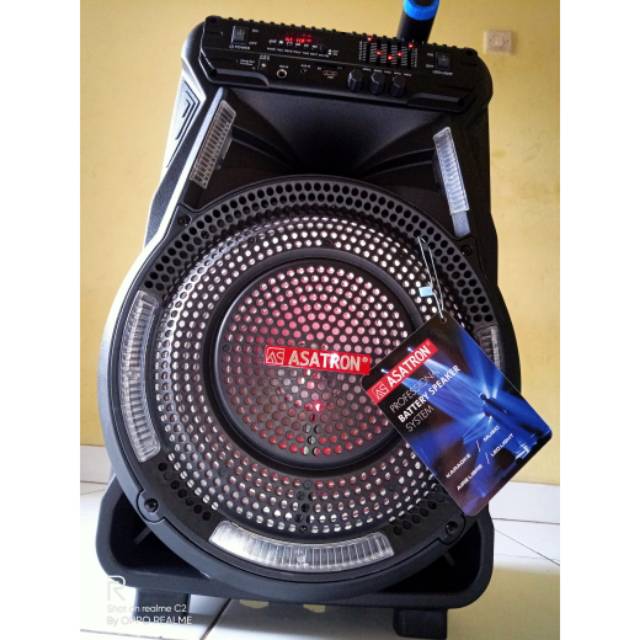 Jual Asatron Speaker Meeting Portable 12" Inch (Free Mic Wireless ...