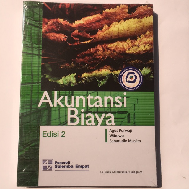 Jual BUKU AKUNTANSI BIAYA EDISI 2 ORIGINAL! | Shopee Indonesia