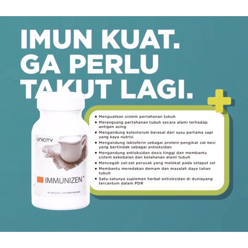 Jual UNICITY Immunizen 60kapsul (10x lebih bagus dr susu sapi) | Shopee ...