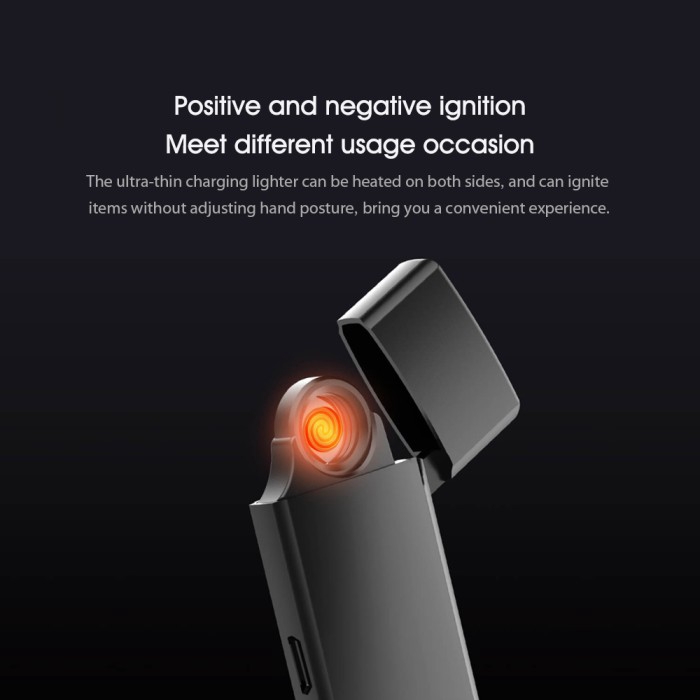 Jual BEEBEST Electric Charging Lighter L101 L101S Ultra Thint Korek Api ...