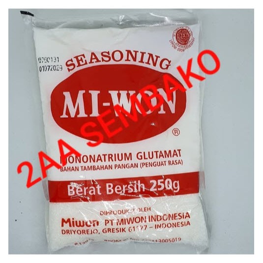 Jual Micin Miwon / Penyedap Rasa Miwon / Vetsin Miwon 250 Gram | Shopee ...