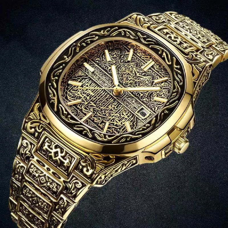 Jual jam tangan pria tanggal aktif otomatis classic retro import arab ...