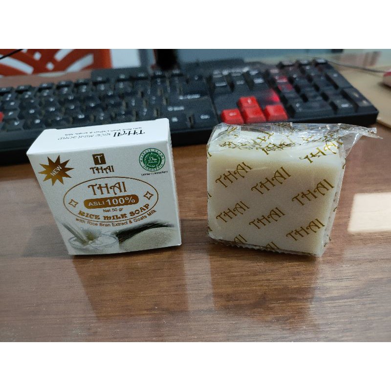 Jual PASTI MURAH THAI SABUN WAJAH THAI RICE MILK SOAP 50G SABUN