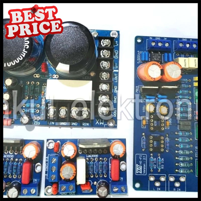 Jual kit amplfier LM3886 paket lengkap | Shopee Indonesia
