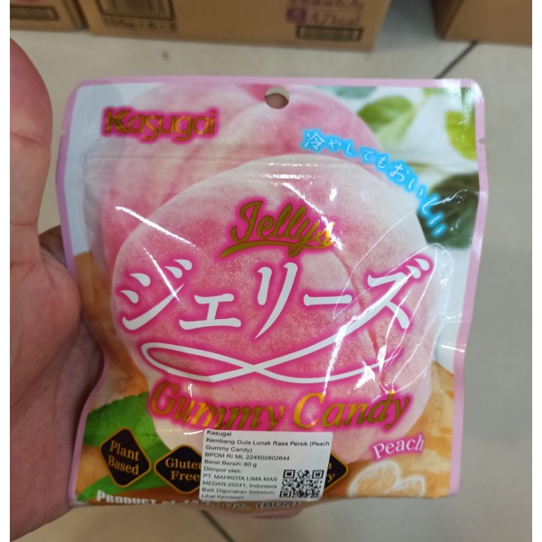 Jual Kasugai Permen Lunak Bentuk Jelly Rasa Peach Anggur 80g ( Japan ...