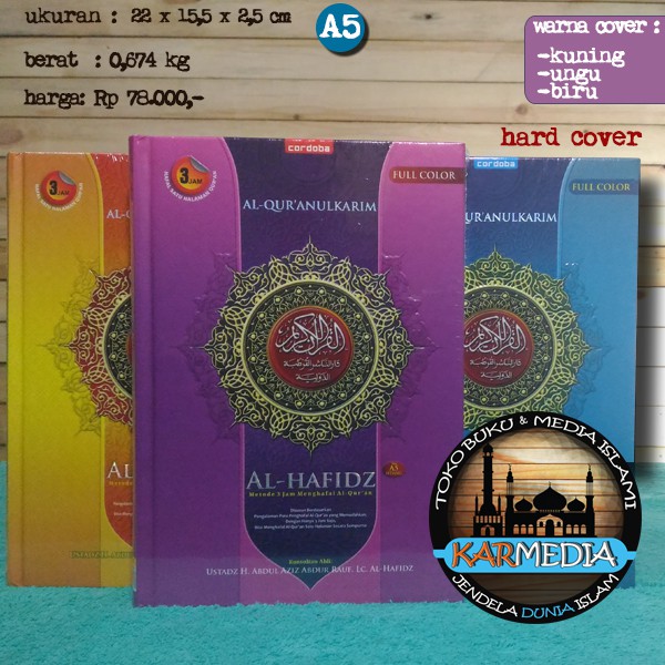 Jual Mushaf - Al Quran Al Hafidz - Metode 3 Jam Menghafal Al Quran ...