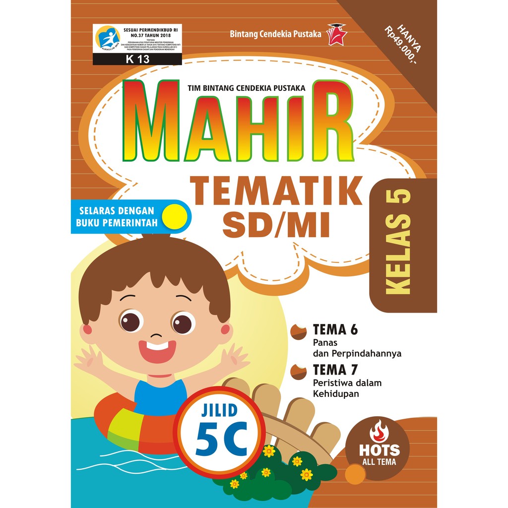 Jual Kompas Ilmu Buku Mahir Tematik SD/MI Kelas 5 Jilid 5C (Tema 6 - 7 ...