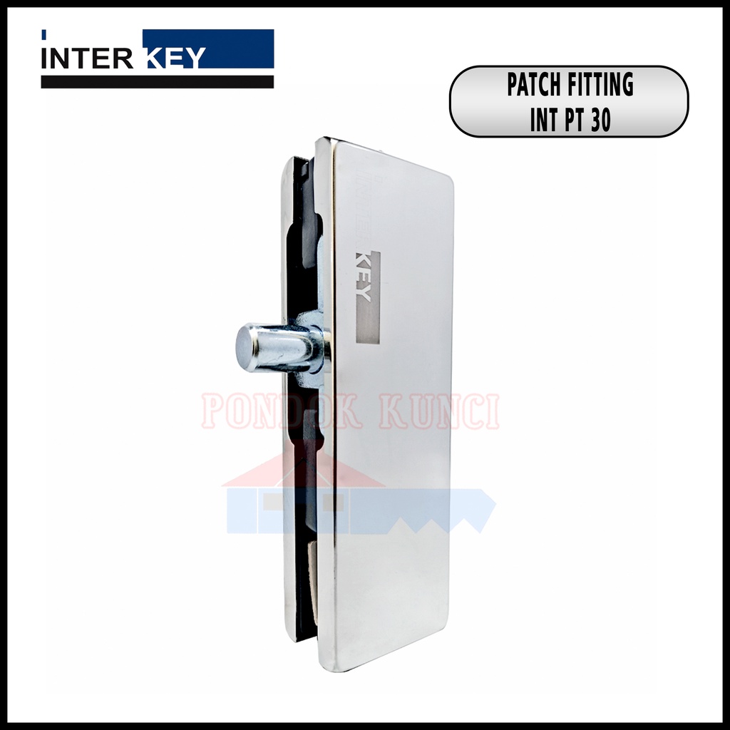 Jual Engsel Patch Fitting PT 30 INTERKEY Penjepit Kaca Knop Tempered ...