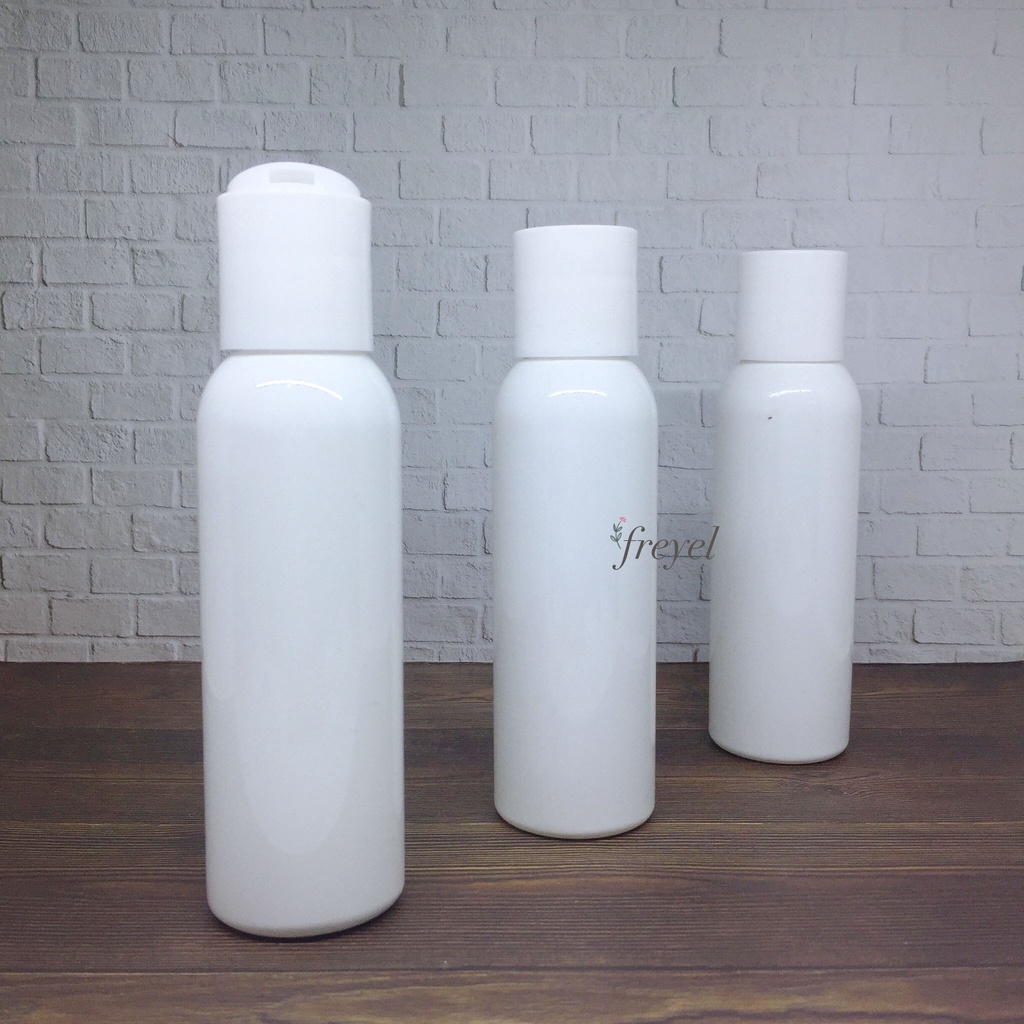 Jual Botol Presstop 100ml Putih Solid/ Botol Shampo Hand Sanitizer ...