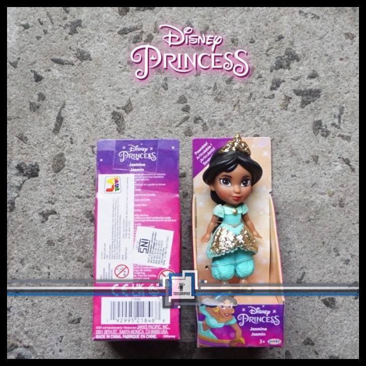 Jual Jakks Disney Princess Jasmine Glitter Toddler Poseable Doll 3 Inch