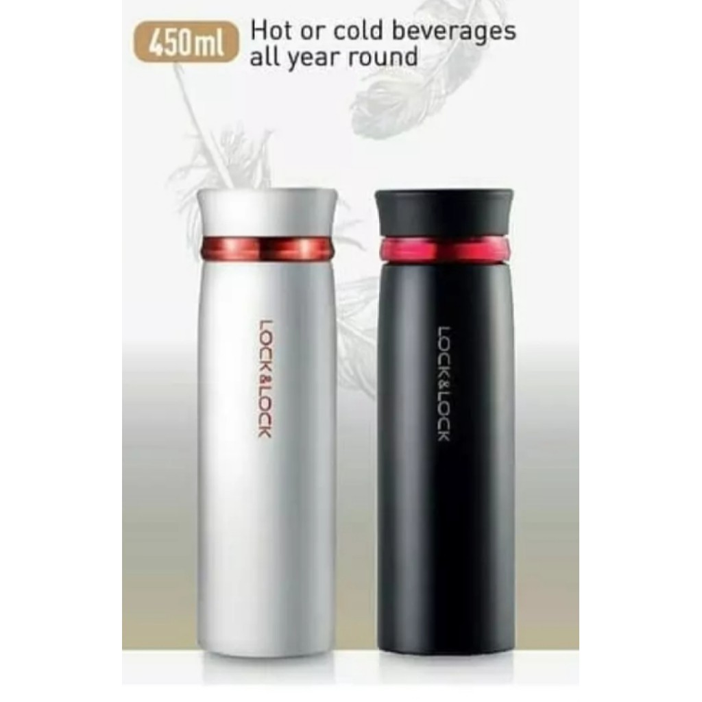 Jual Lock&Lock Feather light ring tumbler 450ml / Botol tahan panas