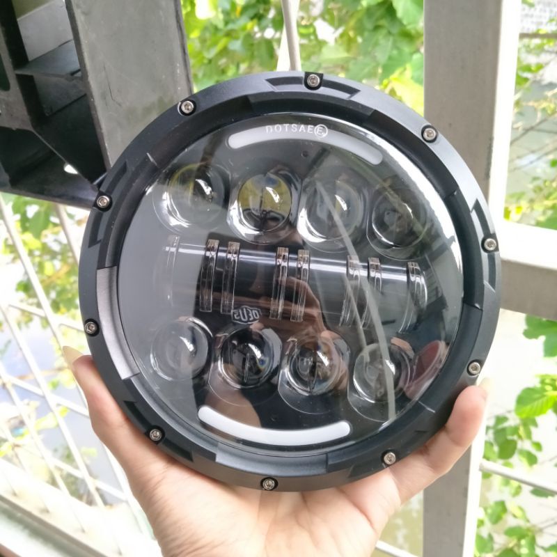 Jual Daymaker 7 inch Spider Headlamp Lampu depan Custom Model Spider ...