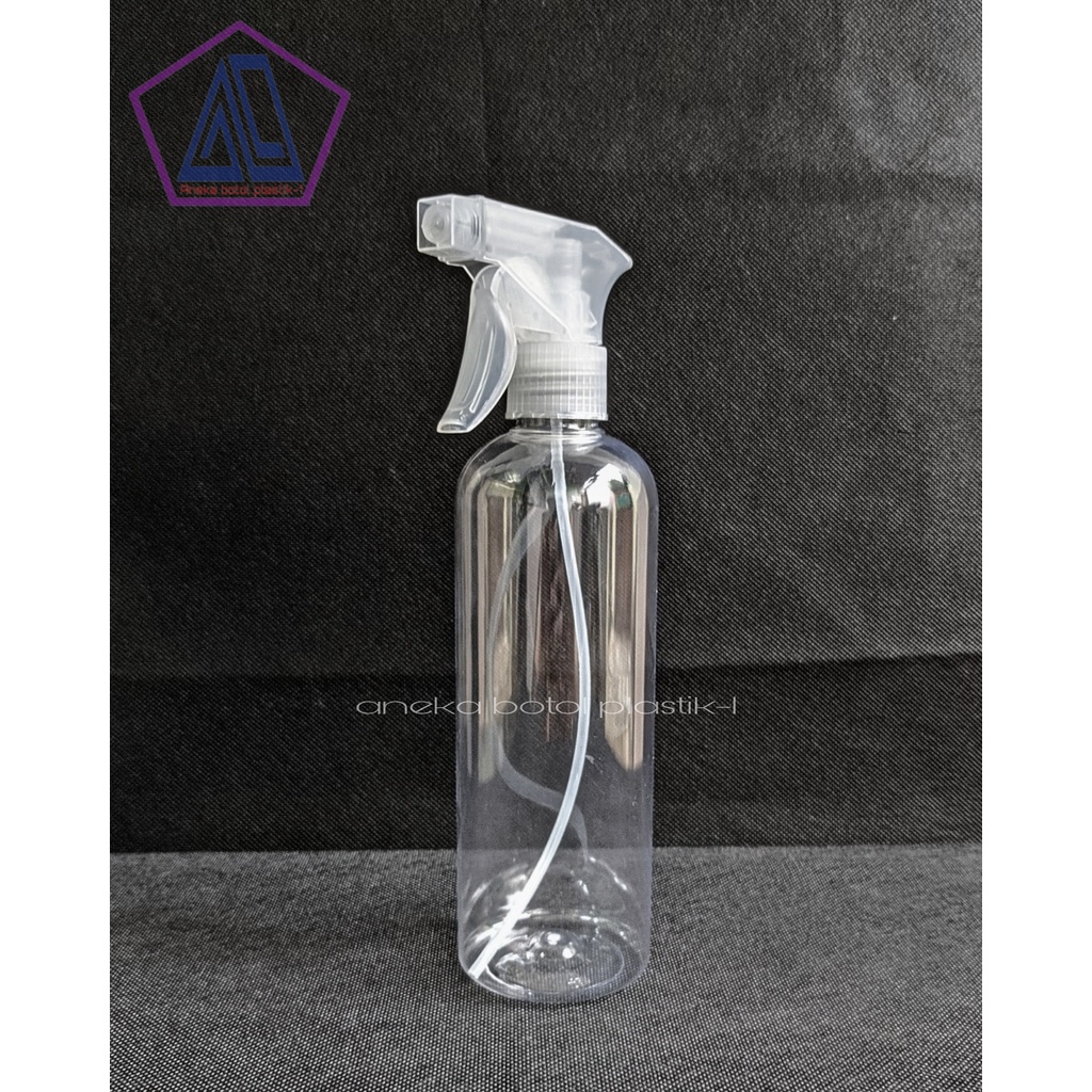 Jual Botol Spray 500ml Kispray Model Tinggi Pet Tebal Bening - Botol ...