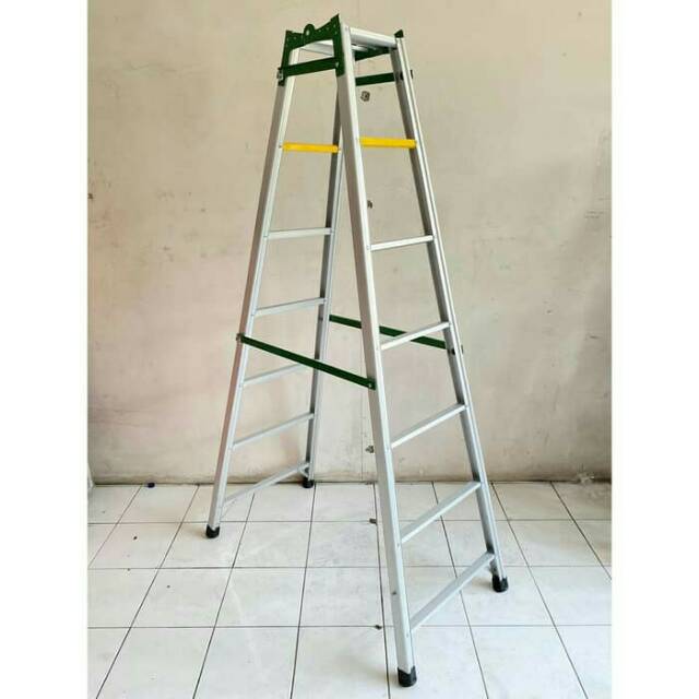 Jual TANGGA LIPAT ALUMINIUM 2 METER 200 CM MURAH KOKOH KUAT KHUSUS EKSPEDISI Shopee Indonesia