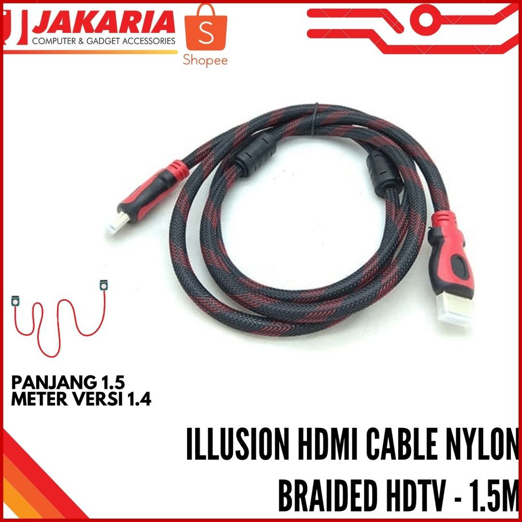 Jual Kabel HDMI Untuk TV LED & Monitor Murah Berkualitas - Illusion