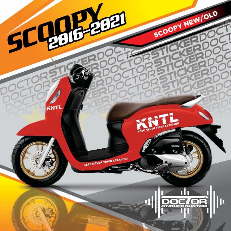 Jual STIKER CUTTING KNTL SCOOPY GENIO NEW KEKINIAN Shopee Indonesia