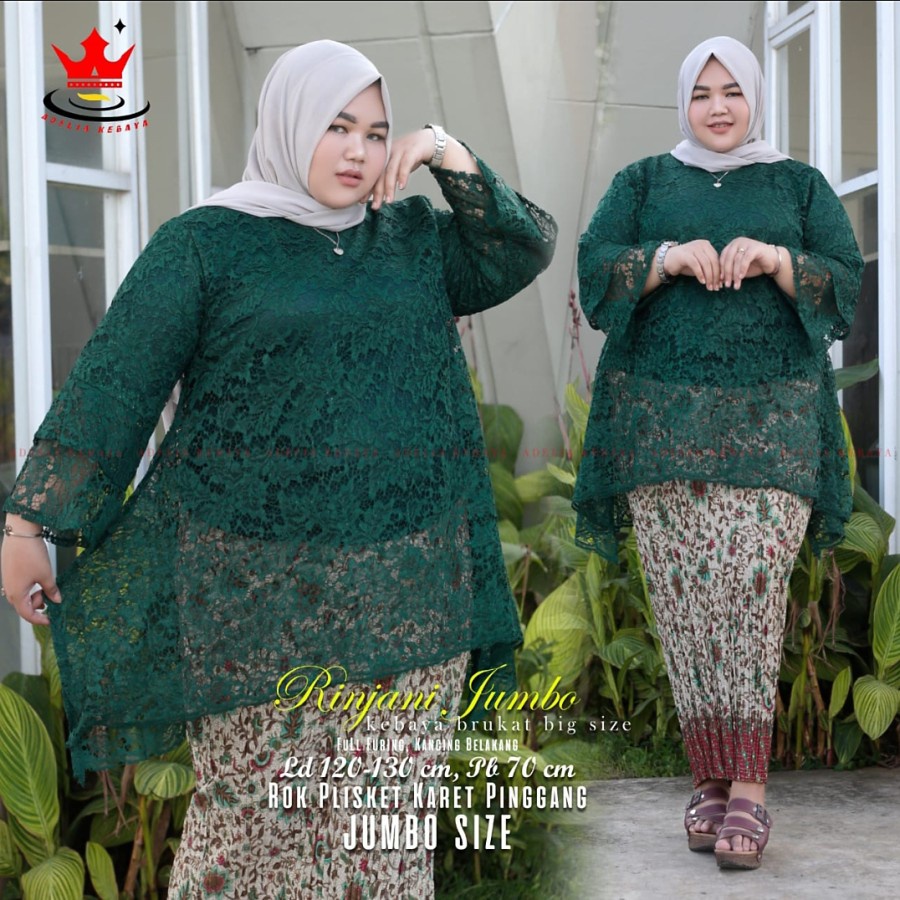 Jual Setelan Kebaya Brukat Jumbo Baju Kebaya Big Size Kebaya Brukat