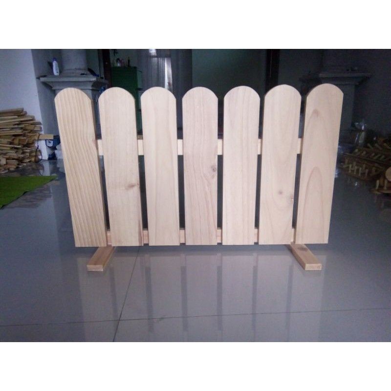 Jual PAGAR PARTISI RUNCING KAYU JATI BELANDA SEKAT RUANGAN PAGAR