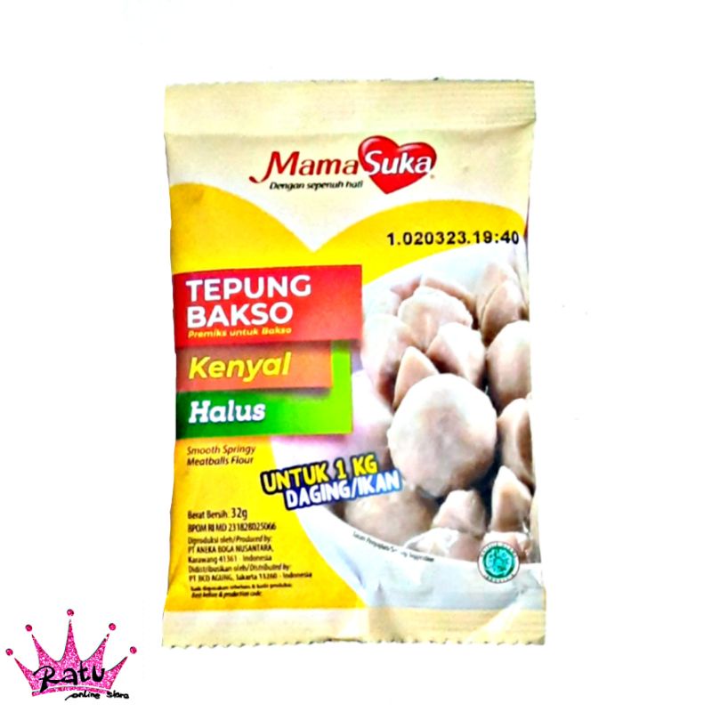 Jual Mamasuka Tepung Bakso Kenyal Halus 32g Shopee Indonesia